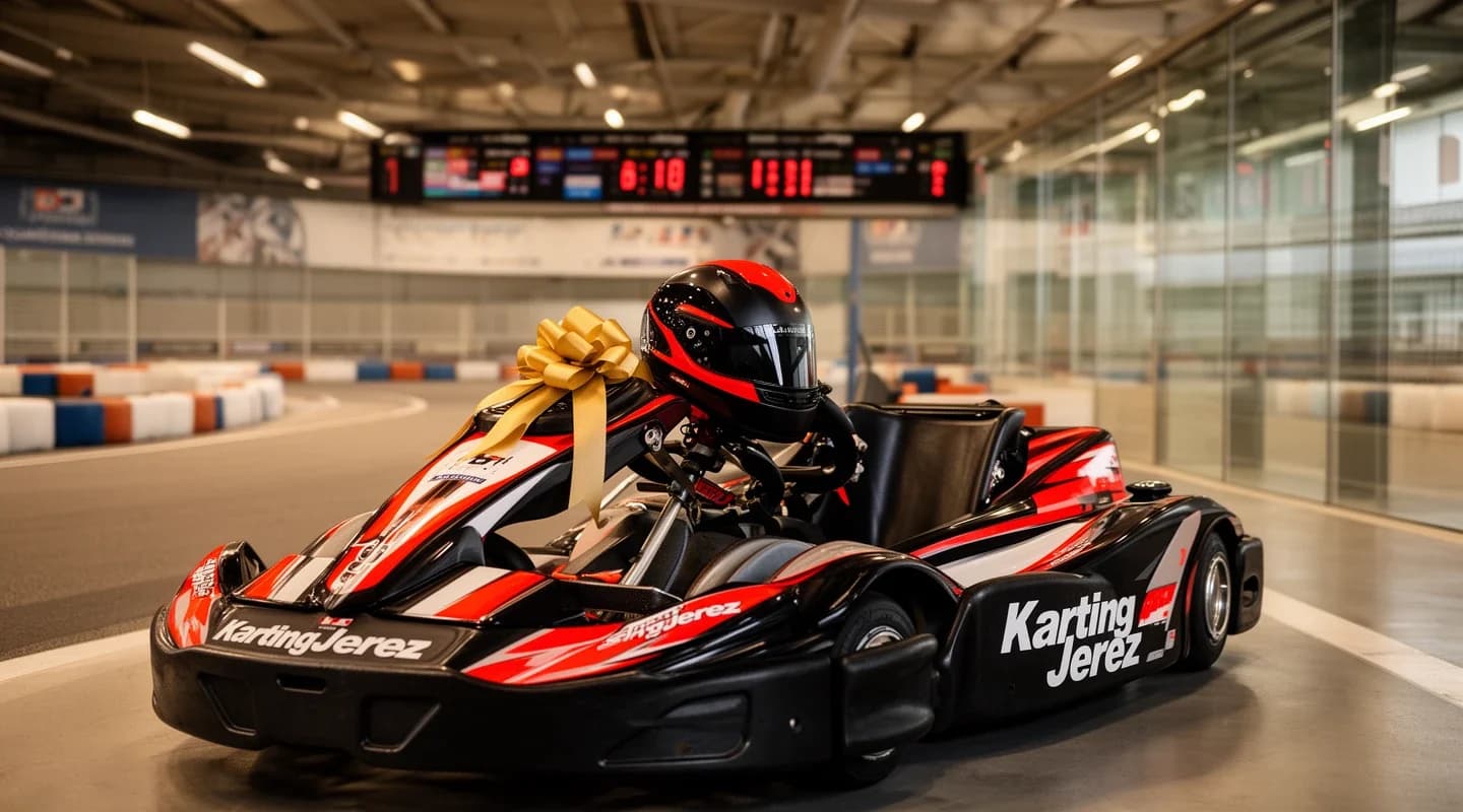 Una sesión gratuita de karting el día del cumpleaños.